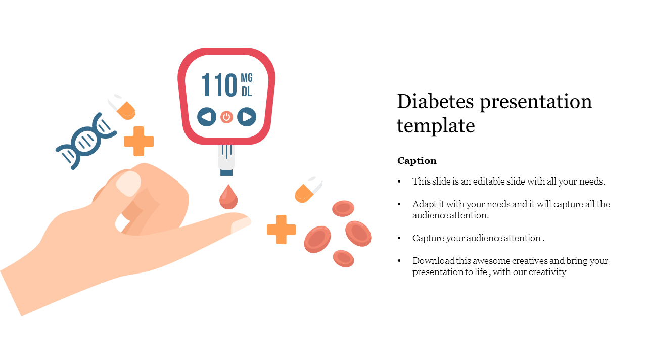 Useful Diabetes Presentation Template For Presentations